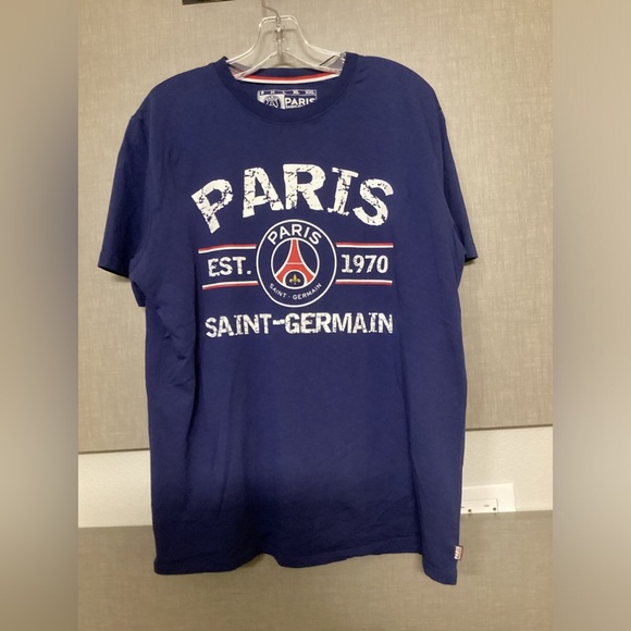 Paris St. Germain Men’s Blue T-Shirt Size XL EUC Soccer Futbol Club France - Picture 1 of 6